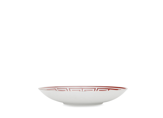 Red centerpiece plate | Labirinto | GINORI 1735